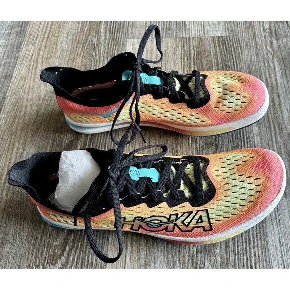 Hoka One Unisex Cielo FLYX Black Hulu Running Sneaker Shoes W 10 M 8.5 NWOT - Picture 4 of 9